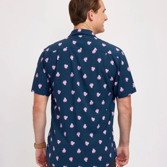 NWOT  Tispy Elves Hawaiian Shirt Playing for Peeps - Picture 3 of 4